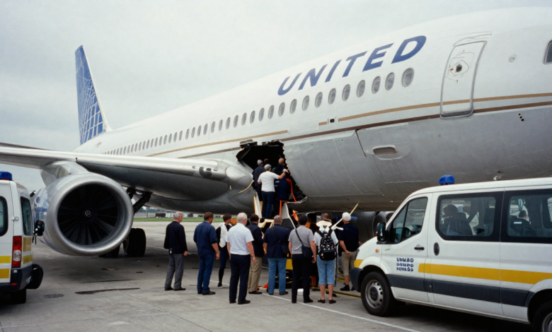 United Airlines Flight Emergency Landing